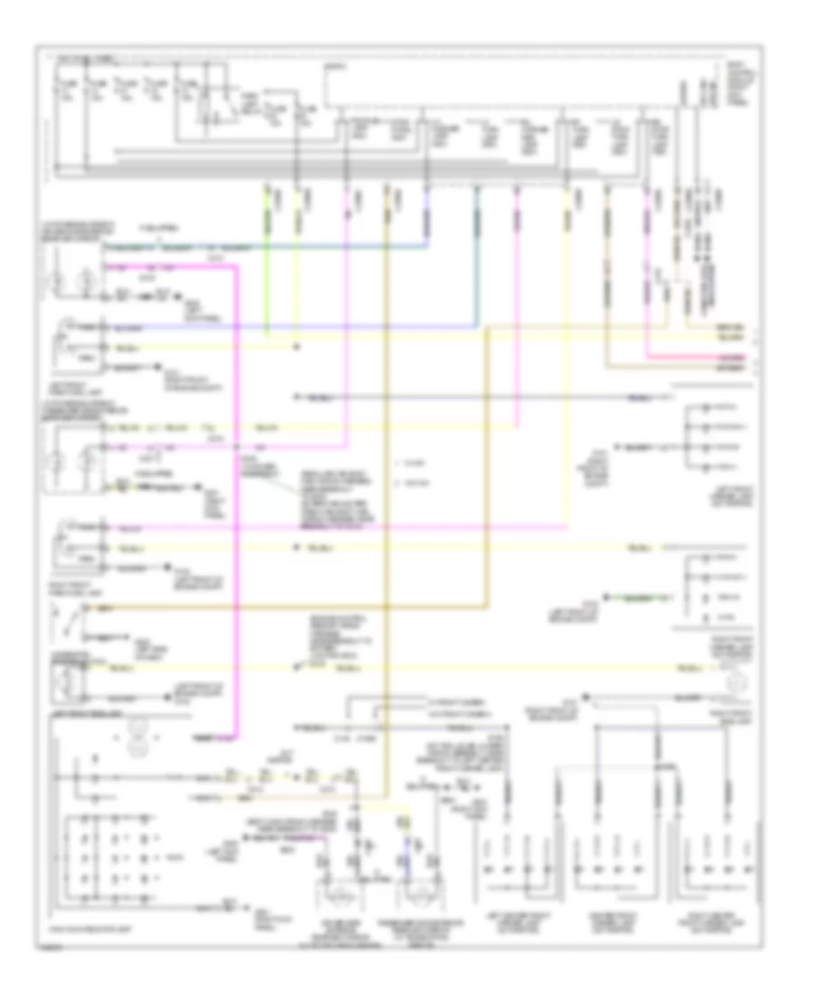 Exterior Lamps Wiring Diagram (1 of 2) for Ford F-150 FX2 2014