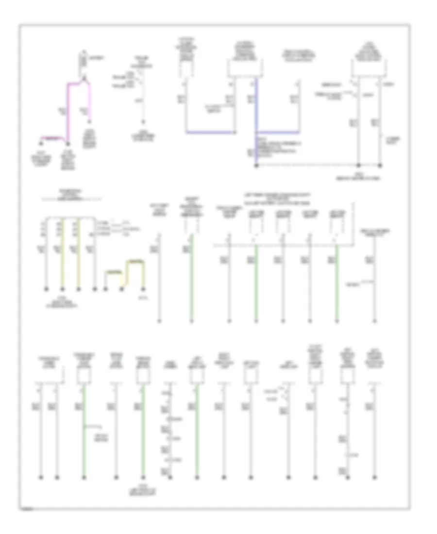 Ground Distribution Wiring Diagram 1 of 5 for Ford F 150 FX2 2014