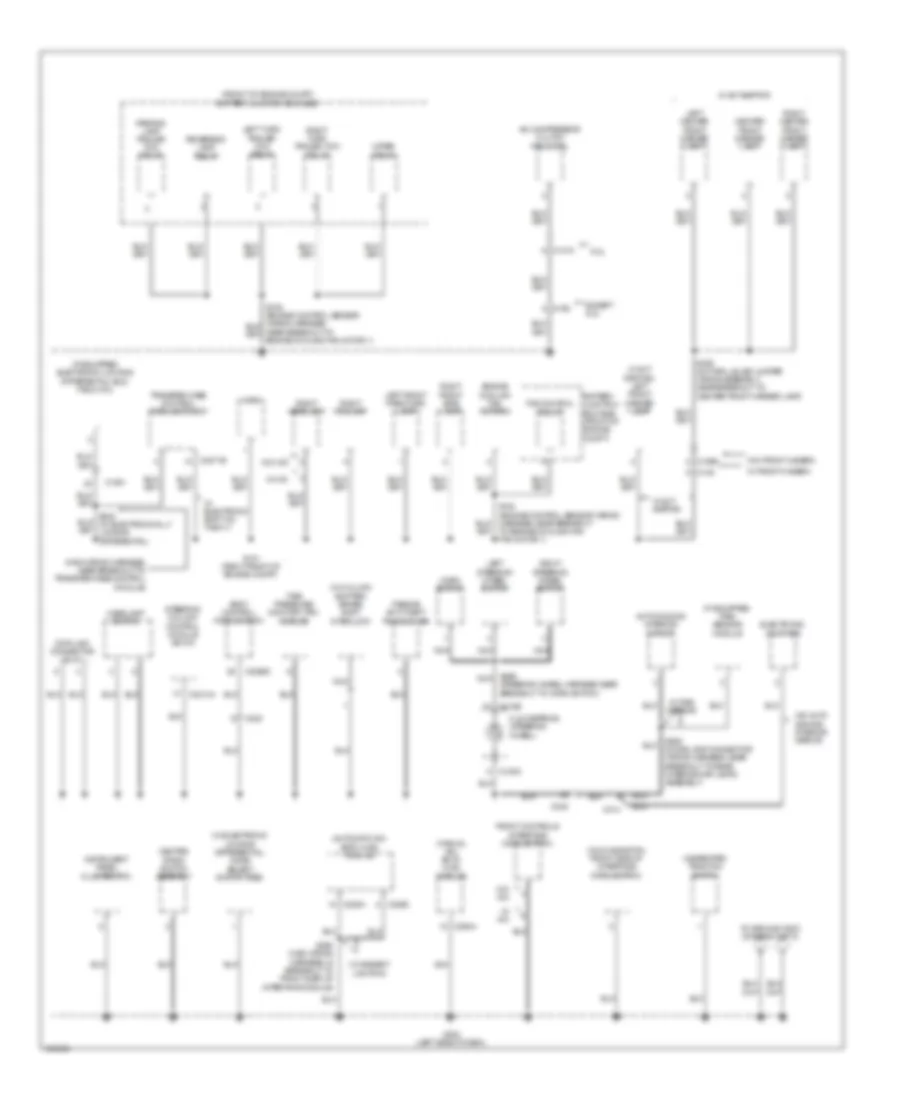 Ground Distribution Wiring Diagram (2 of 5) for Ford F-150 FX2 2014