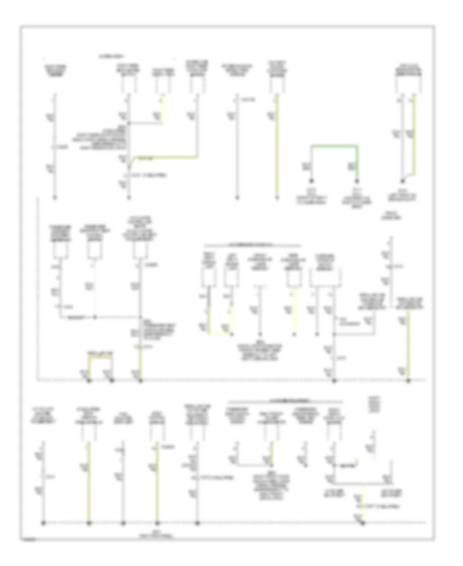 Ground Distribution Wiring Diagram 4 of 5 for Ford F 150 FX2 2014