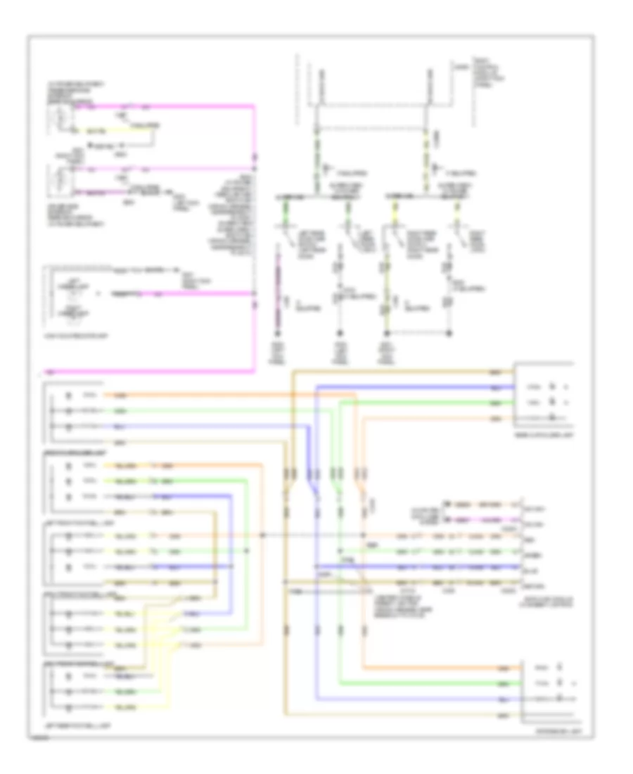 Courtesy Lamps Wiring Diagram 2 of 2 for Ford F 150 FX2 2014