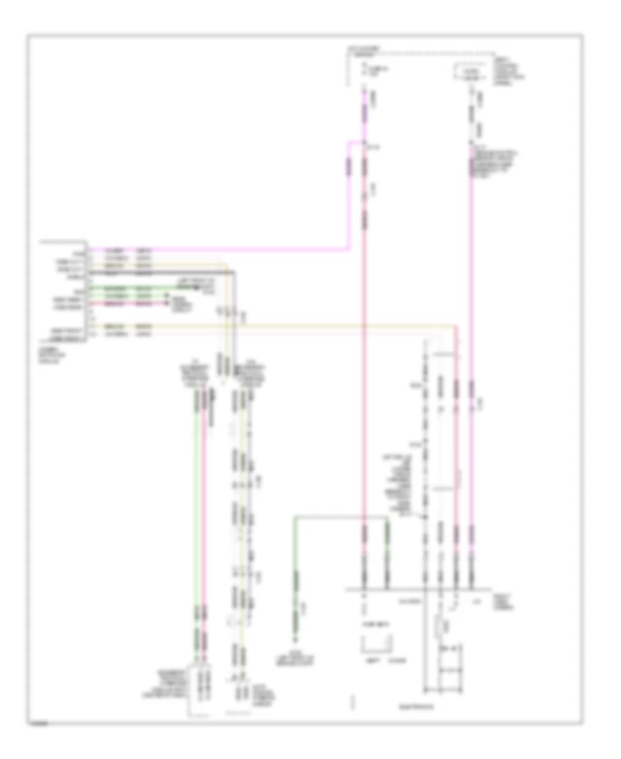 Front Camera Wiring Diagram for Ford F-150 FX2 2014