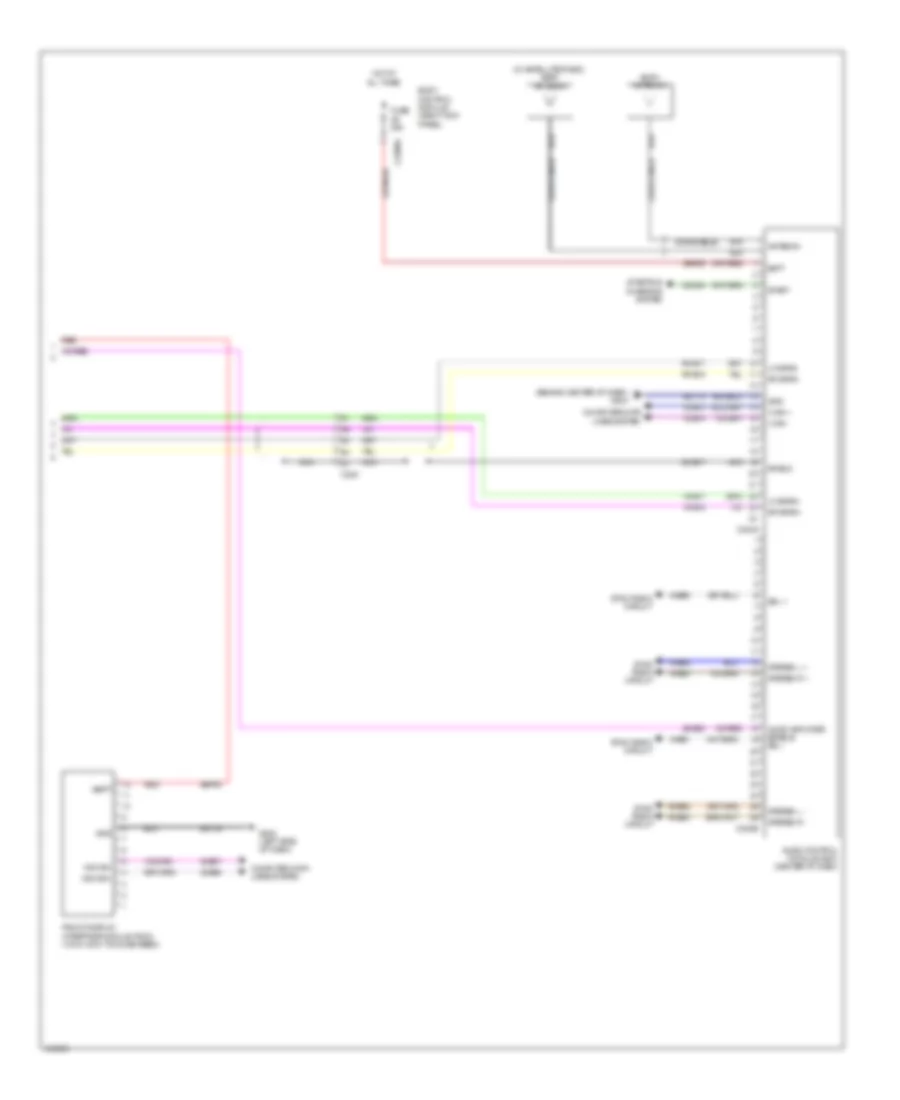 Navigation Wiring Diagram, with Sony (3 of 3) for Ford F-150 FX2 2014