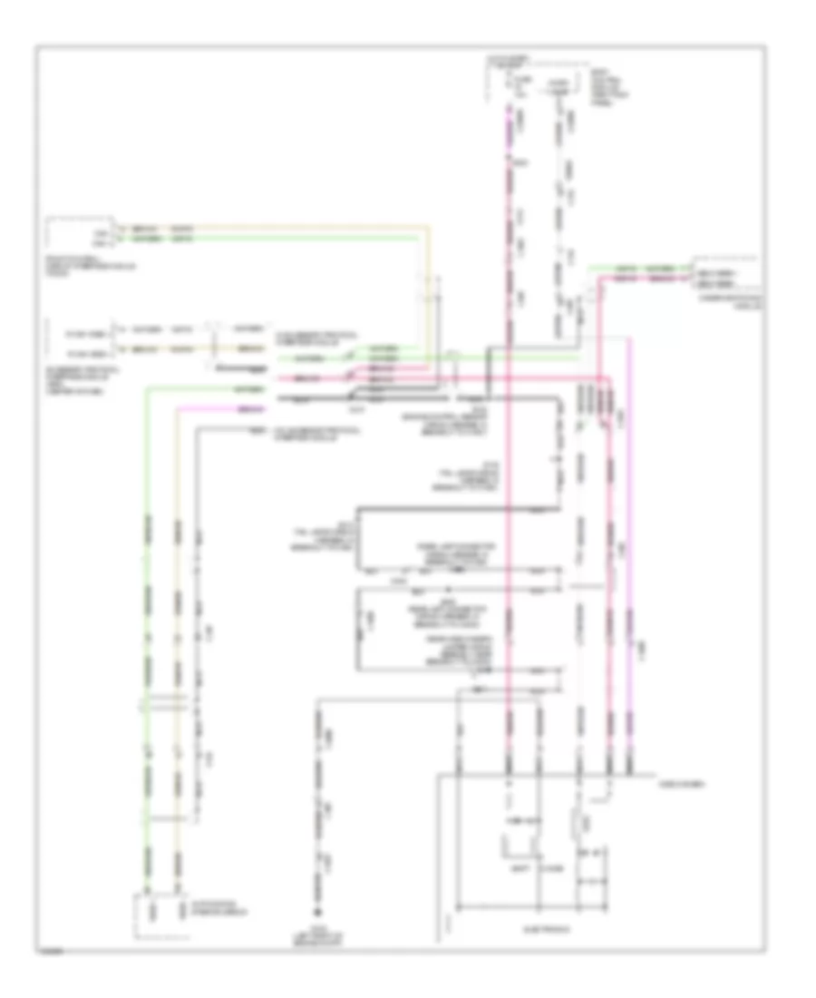 Rear Camera Wiring Diagram for Ford F-150 FX2 2014