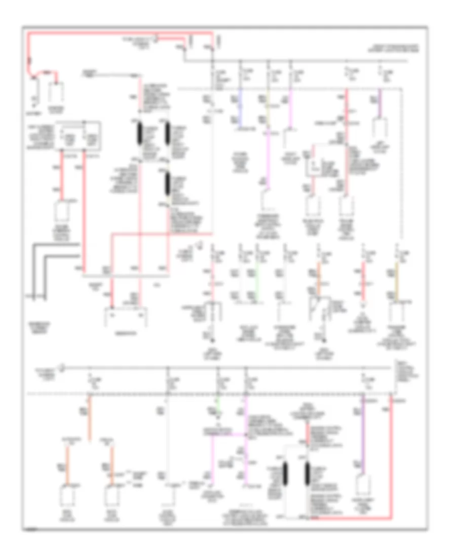 Power Distribution Wiring Diagram 1 of 7 for Ford F 150 FX2 2014