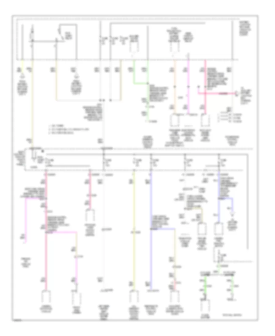 Power Distribution Wiring Diagram (6 of 7) for Ford F-150 FX2 2014
