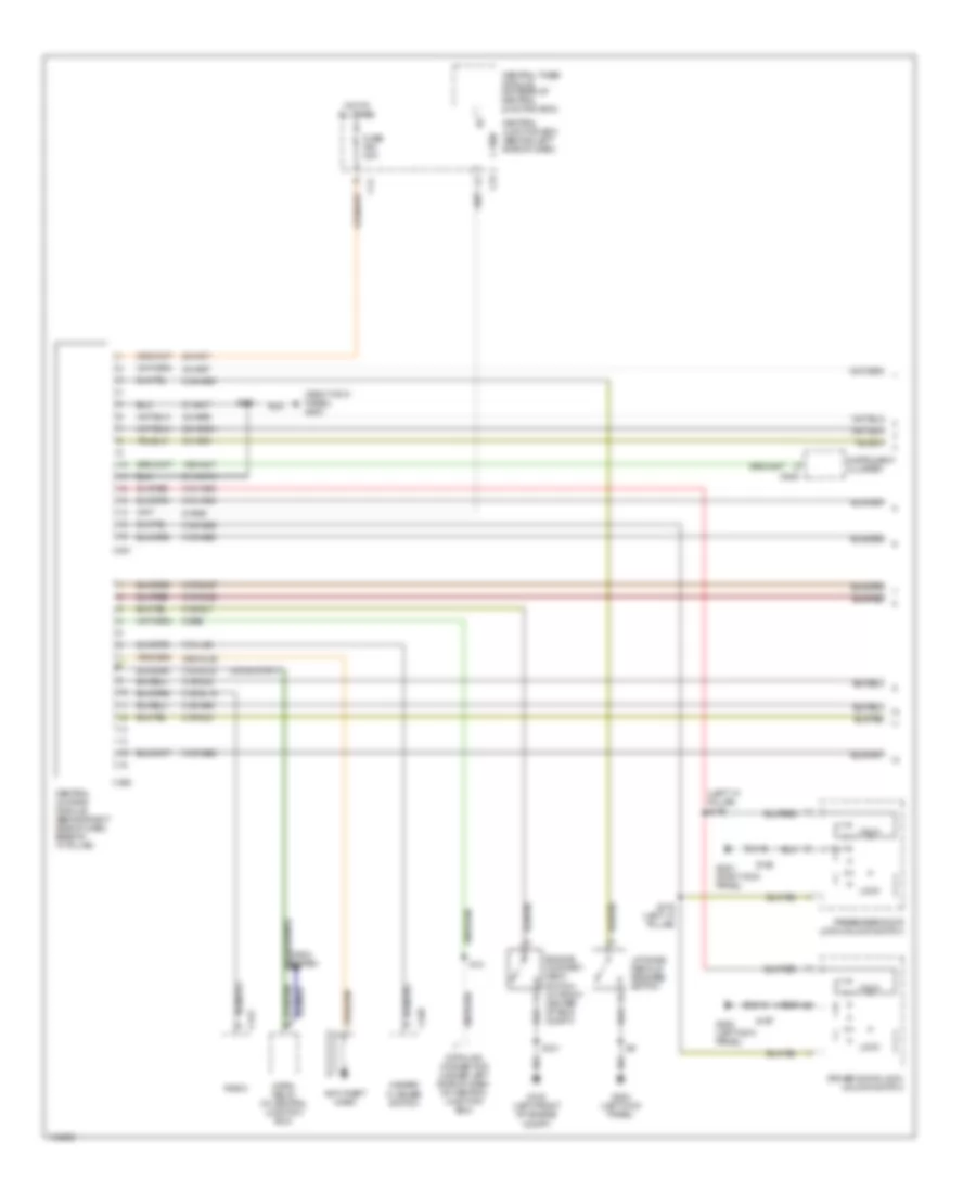 Forced Entry Wiring Diagram 1 of 2 for Ford Focus ZX3 2001