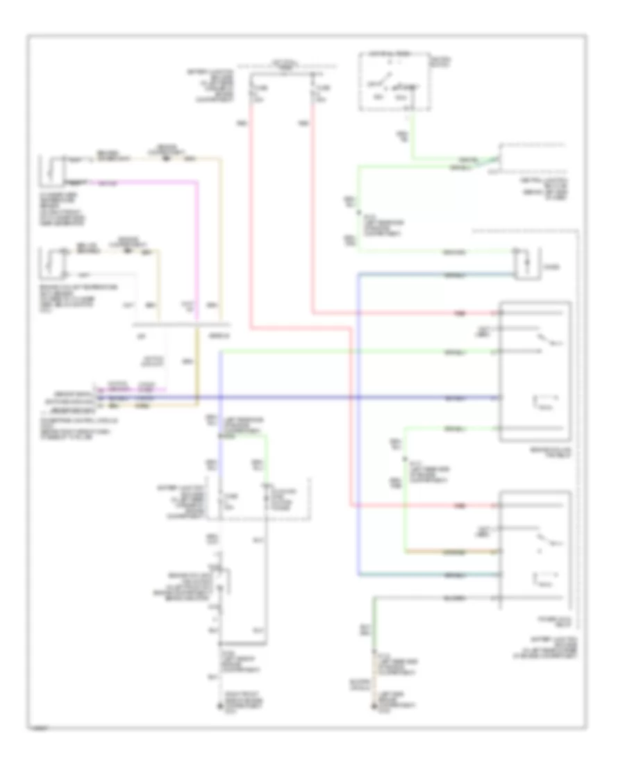 Cooling Fan Wiring Diagram without A C for Ford Focus ZX3 2001