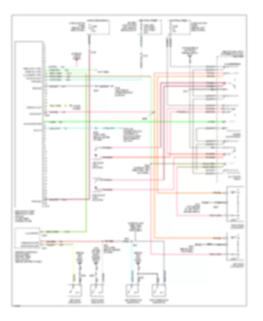 Forced Entry Wiring Diagram for Ford Ranger 1999