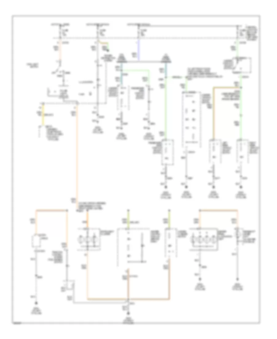 Instrument Illumination Wiring Diagram for Ford Focus ZX3 SES 2005