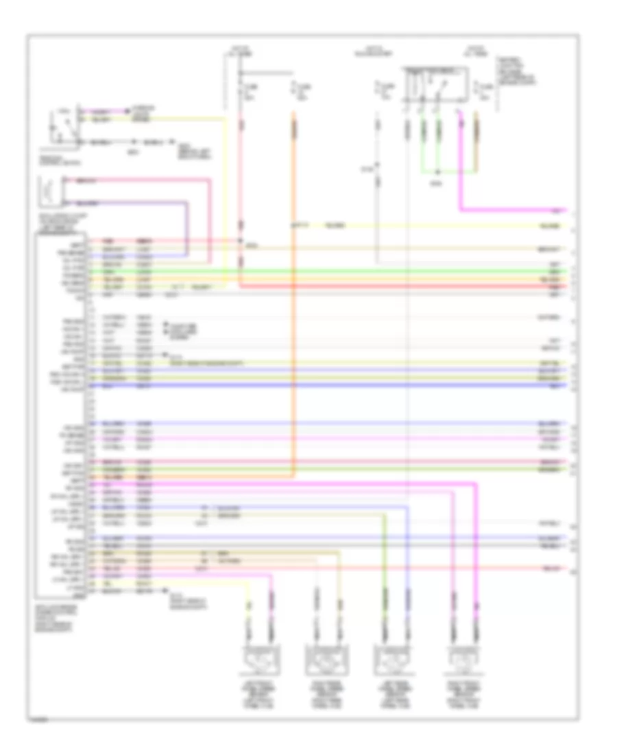 Anti-lock Brakes Wiring Diagram, Hybrid (1 of 2) for Ford Escape Hybrid Limited 2012