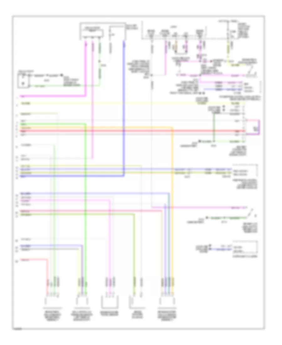 Anti lock Brakes Wiring Diagram Hybrid 2 of 2 for Ford Escape Hybrid Limited 2012