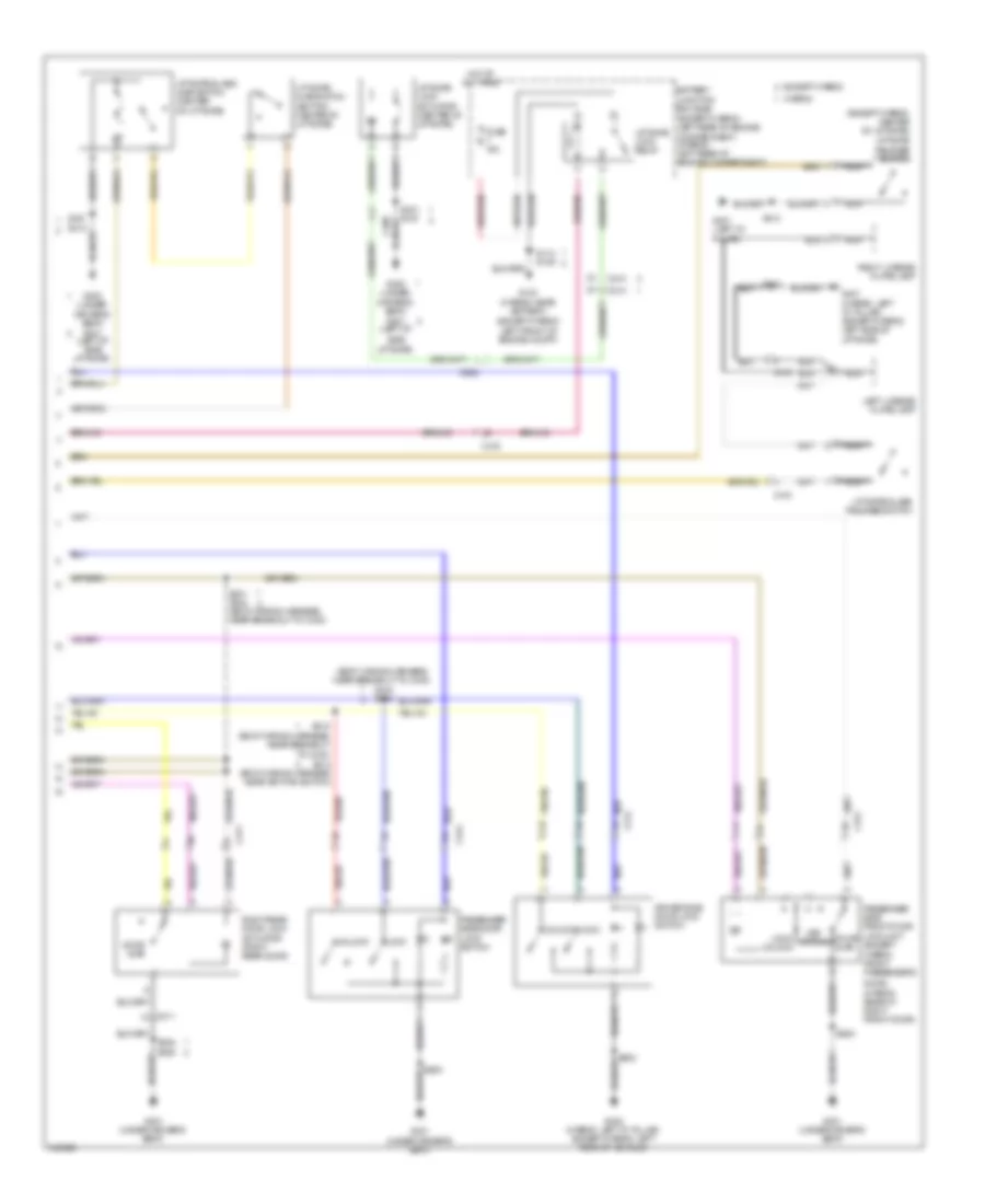 Forced Entry Wiring Diagram 2 of 2 for Ford Escape Hybrid Limited 2012