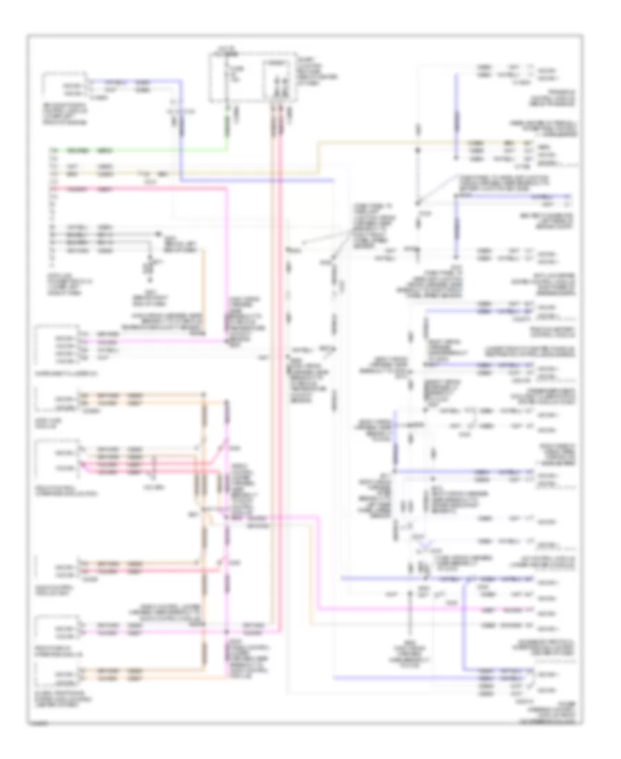 Computer Data Lines Wiring Diagram, Hybrid with GPS for Ford Escape Hybrid Limited 2012