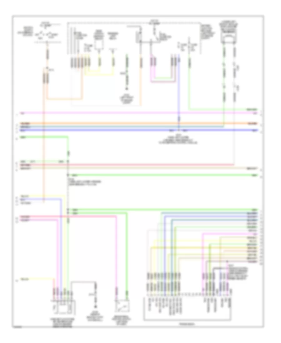 2.5L, Engine Performance Wiring Diagram (2 of 5) for Ford Escape Hybrid Limited 2012