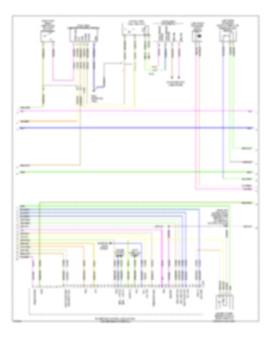 2.5L, Engine Performance Wiring Diagram (3 of 5) for Ford Escape Hybrid Limited 2012