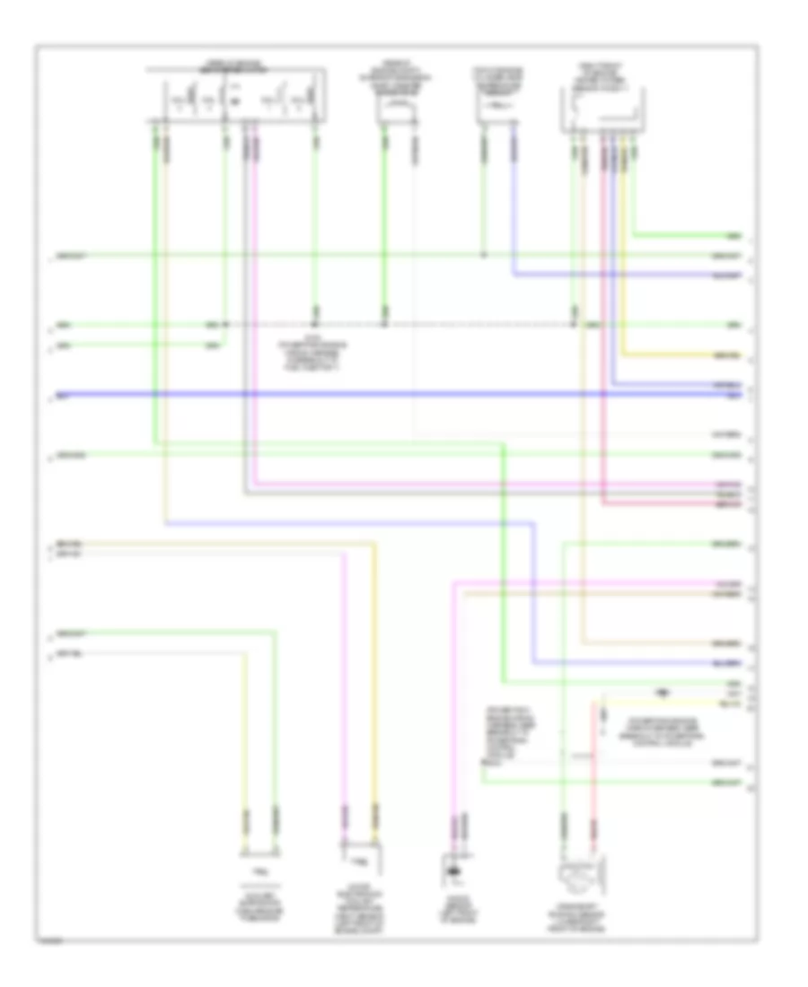 2.5L Hybrid, Engine Performance Wiring Diagram (5 of 6) for Ford Escape Hybrid Limited 2012