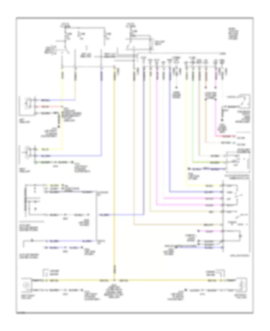 Headlights Wiring Diagram Except Hybrid for Ford Escape Hybrid Limited 2012