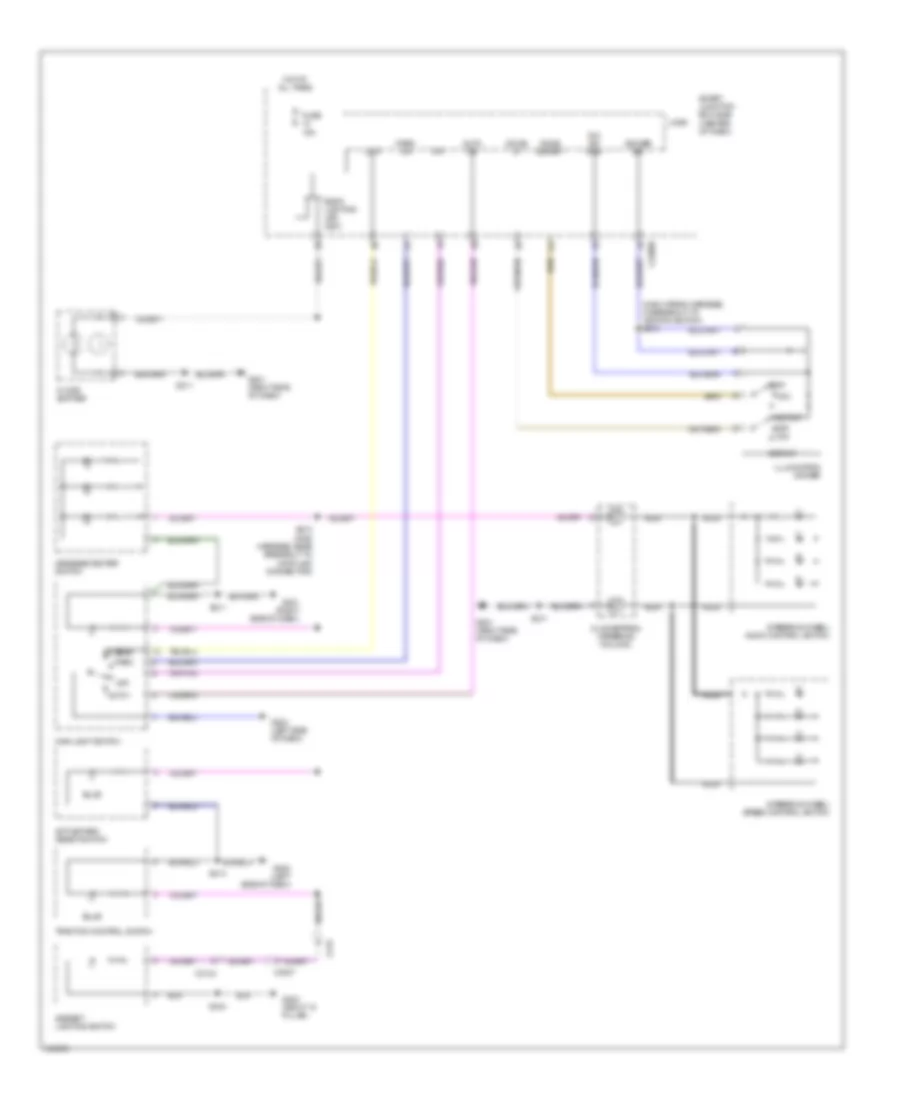 Instrument Illumination Wiring Diagram Except Hybrid for Ford Escape Hybrid Limited 2012