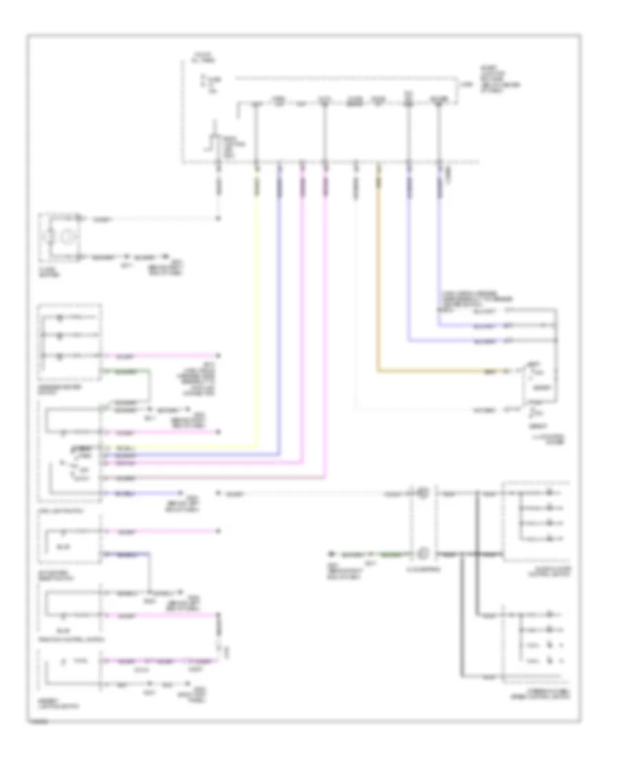 Instrument Illumination Wiring Diagram Hybrid for Ford Escape Hybrid Limited 2012