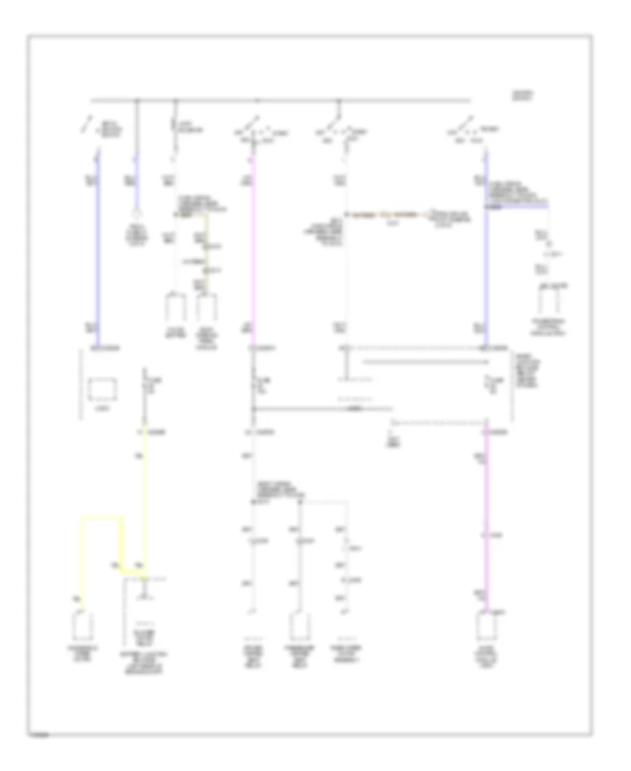 Power Distribution Wiring Diagram, Hybrid (4 of 5) for Ford Escape Hybrid Limited 2012