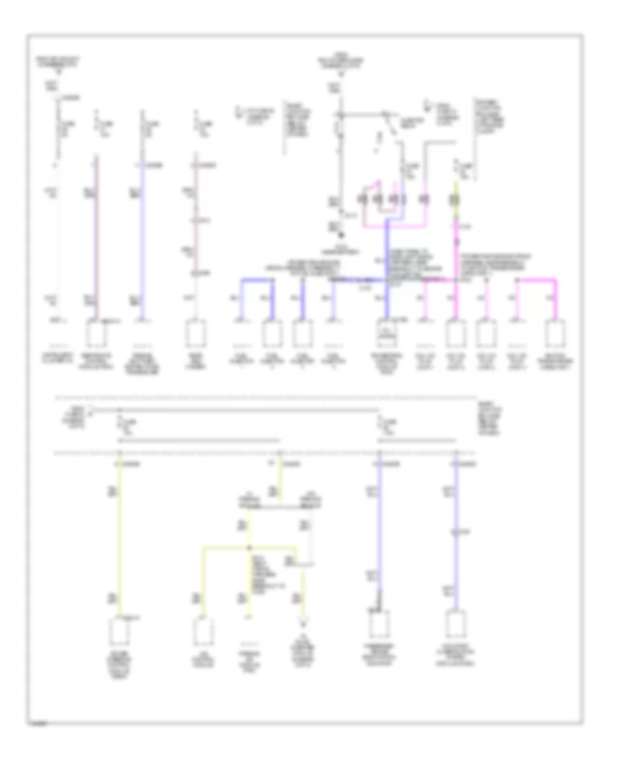 Power Distribution Wiring Diagram Hybrid 5 of 5 for Ford Escape Hybrid Limited 2012