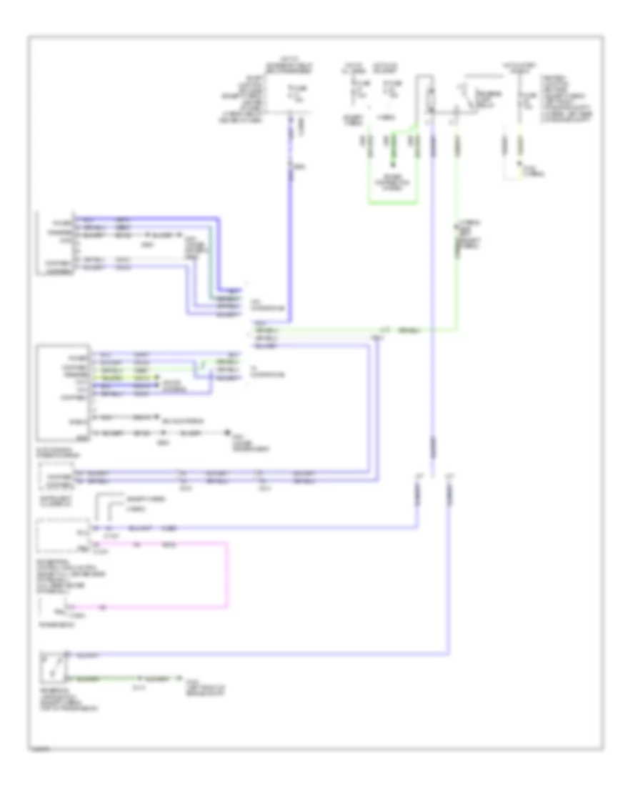 Electrochromic Mirror Wiring Diagram without Rear View Camera for Ford Escape Hybrid Limited 2012