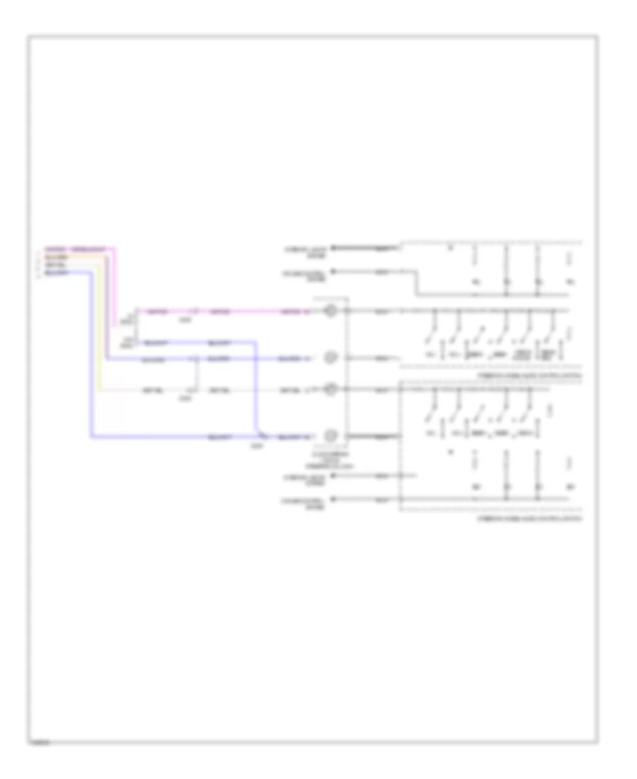 Premium Radio Wiring Diagram Hybrid with Audio Amplifier 3 of 3 for Ford Escape Hybrid Limited 2012