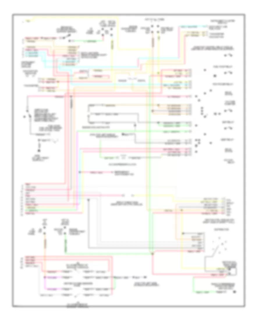 3.8L, Engine Performance Wiring Diagrams (2 of 2) for Ford Taurus GL 1995