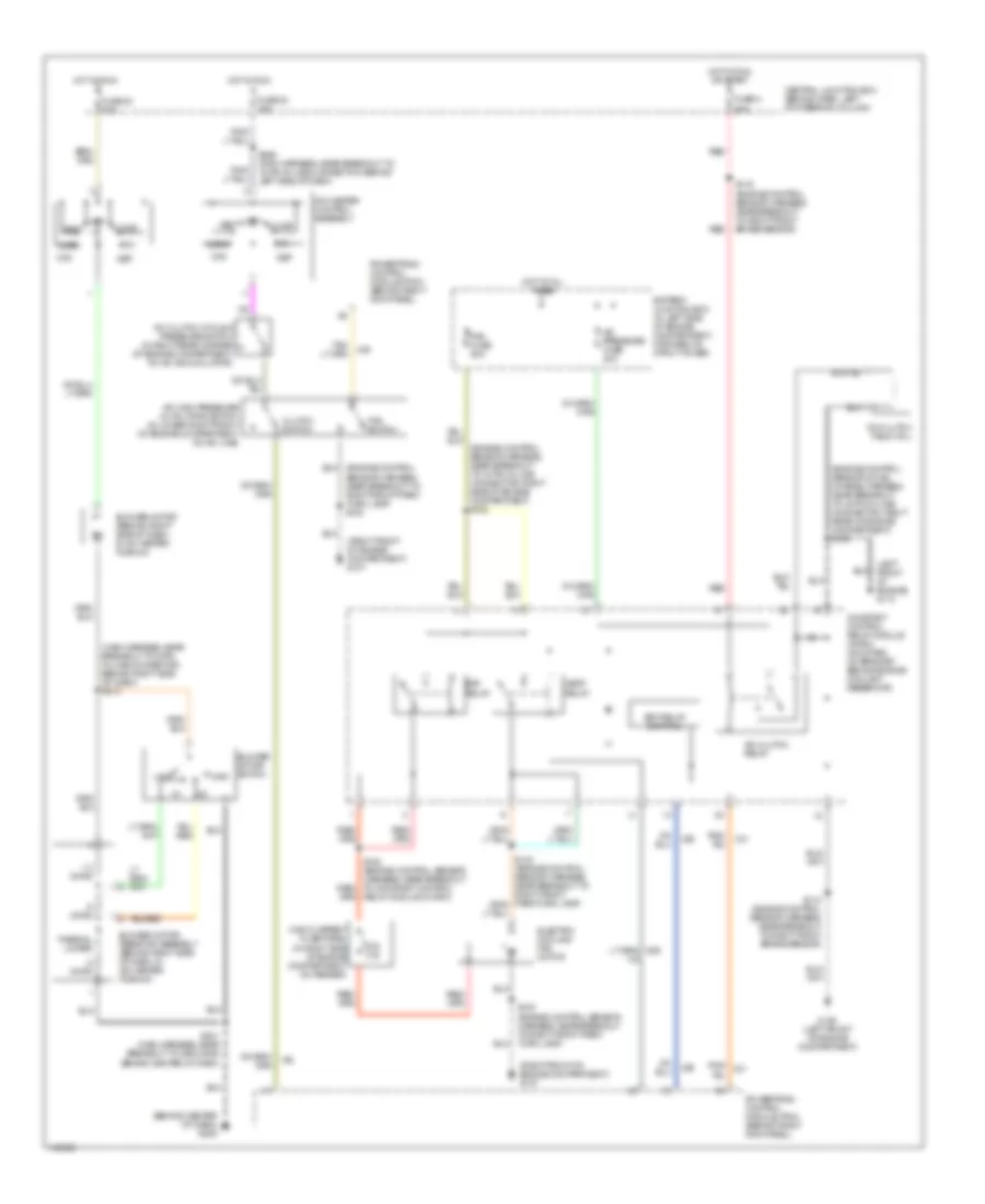 4.6L, Manual AC Wiring Diagram for Ford Mustang 2001