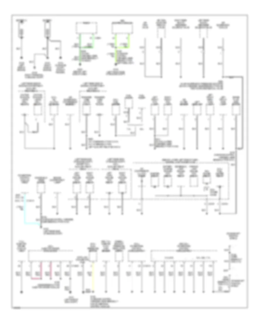 Ground Distribution Wiring Diagram 1 of 4 for Ford F450 Super Duty 2003