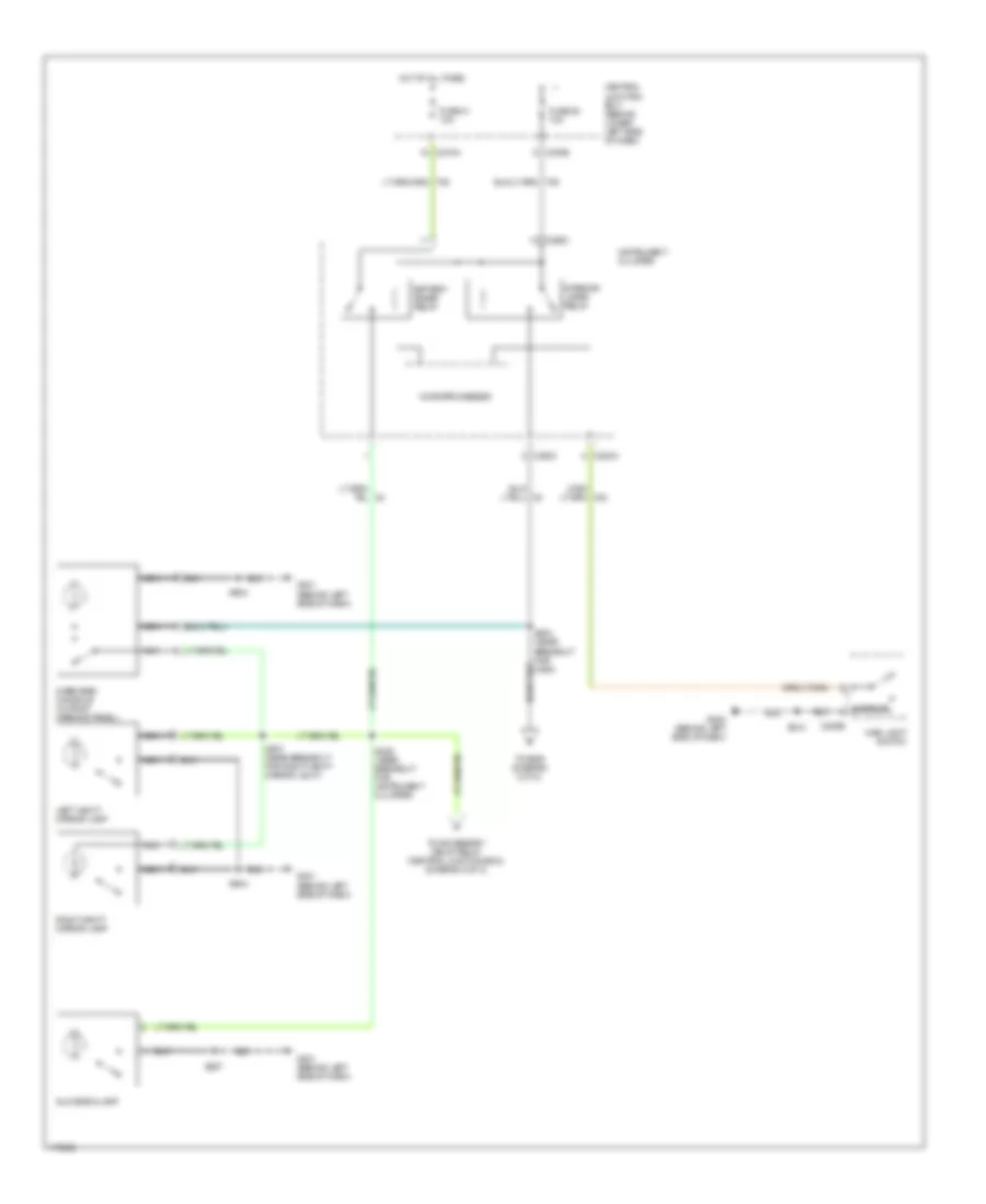 Courtesy Lamps Wiring Diagram 1 of 2 for Ford F450 Super Duty 2003