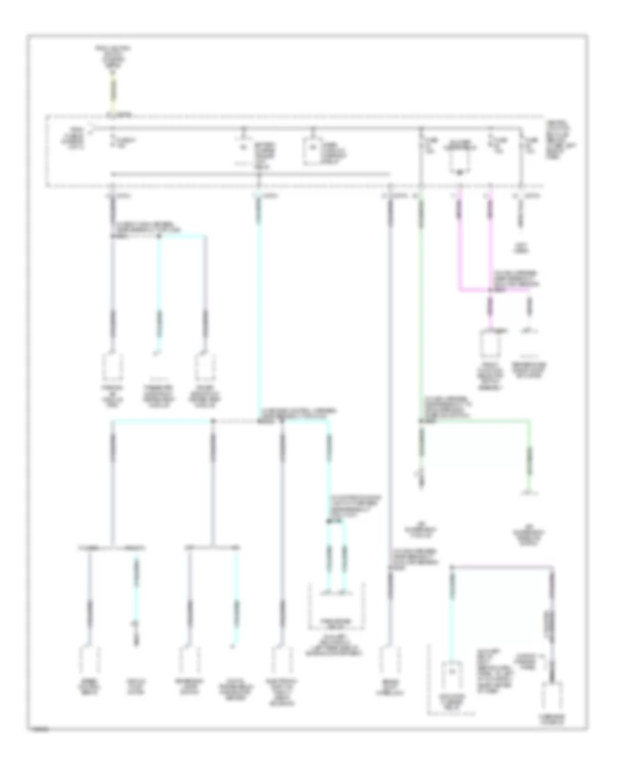 Power Distribution Wiring Diagram (4 of 4) for Ford F450 Super Duty 2003