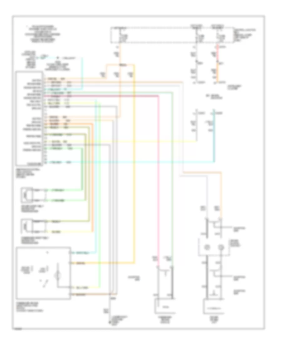 Supplemental Restraints Wiring Diagram for Ford F450 Super Duty 2003