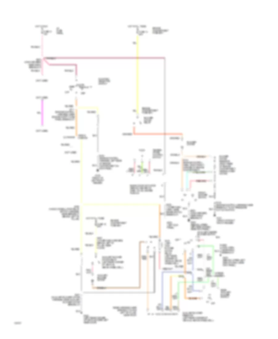 Heater Wiring Diagram for Ford RV Cutaway E350 Super Duty 1999