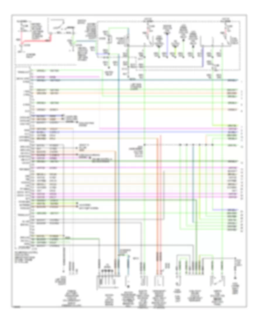 2 0L DOHC Engine Performance Wiring Diagram Except SVT 1 of 3 for Ford Focus ZTS 2004