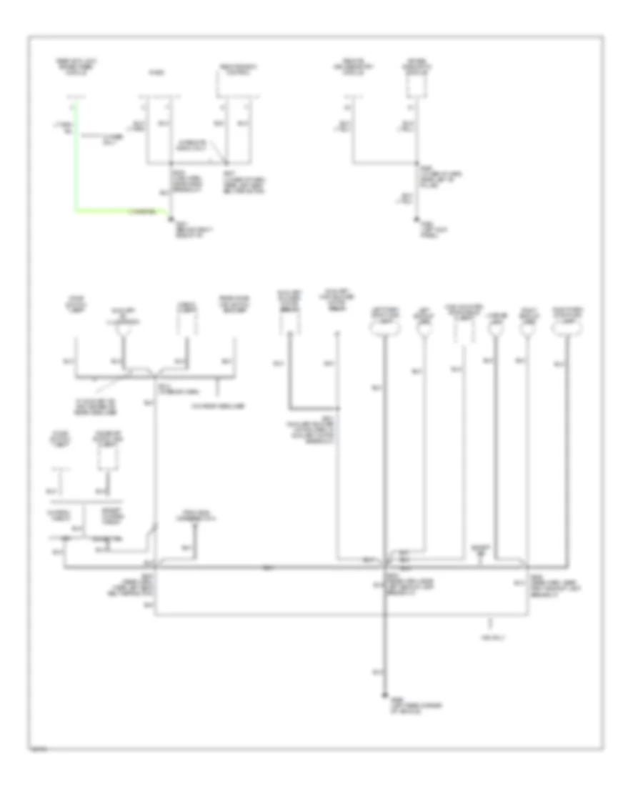 Ground Distribution Wiring Diagram (4 of 4) for Ford RV Cutaway E350 1997