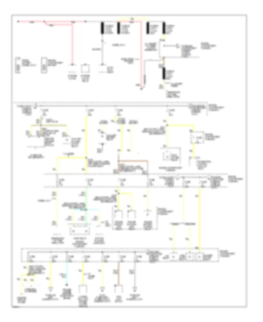 Power Distribution Wiring Diagram 1 of 4 for Ford RV Cutaway E350 1997
