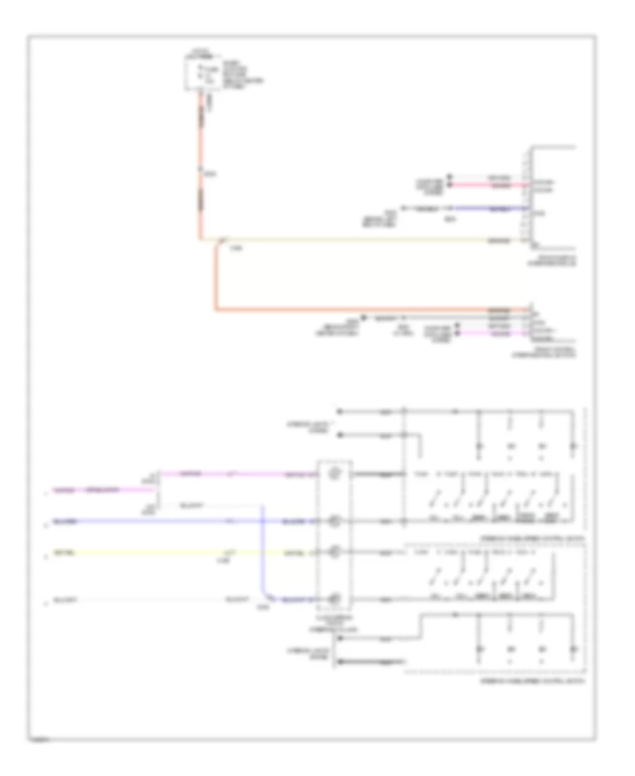 Premium Radio Wiring Diagram, Hybrid without Audio Amplifier (2 of 2) for Ford Escape Limited 2012