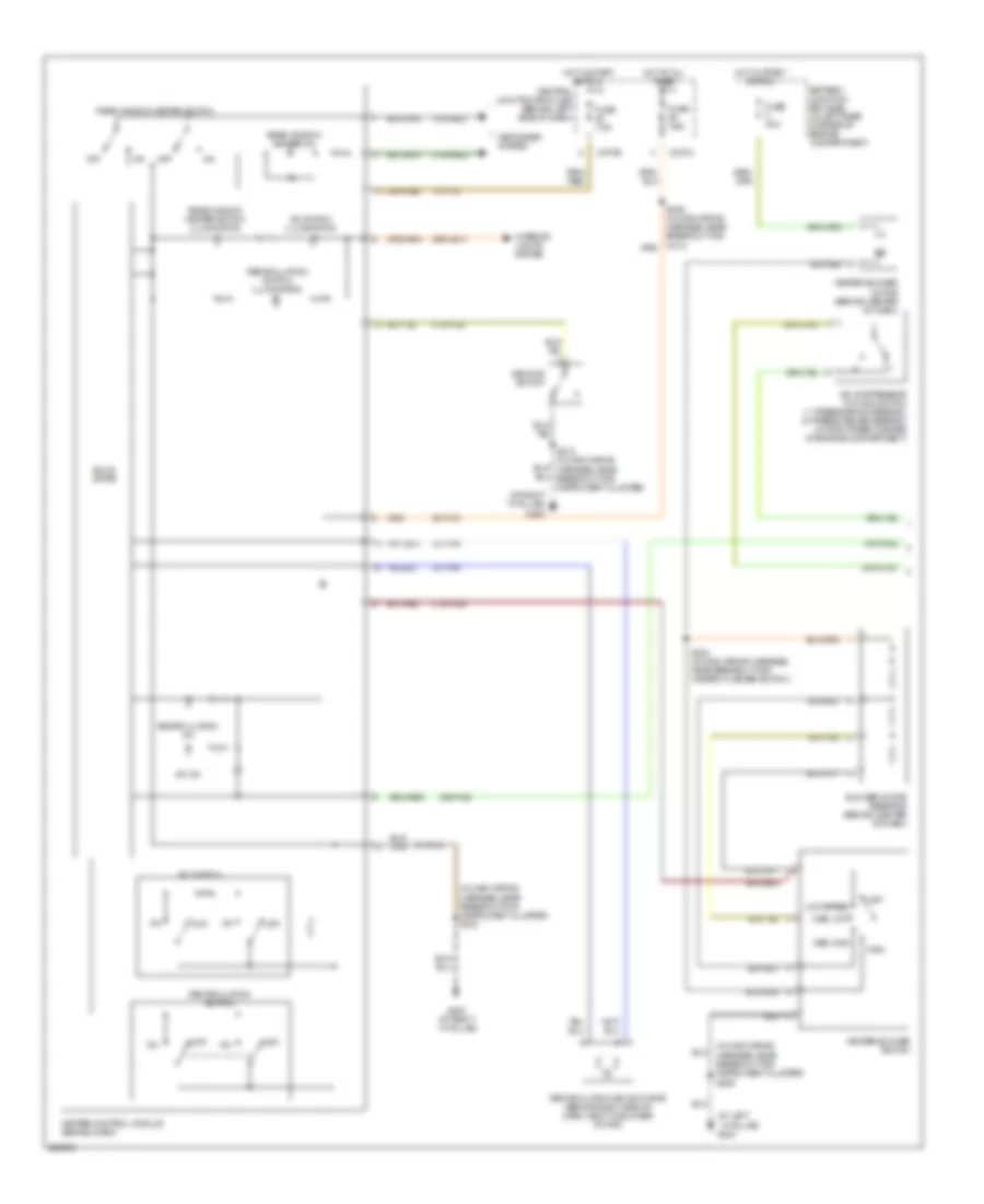 Manual A C Wiring Diagram 1 of 2 for Ford Focus ZX4 S 2005