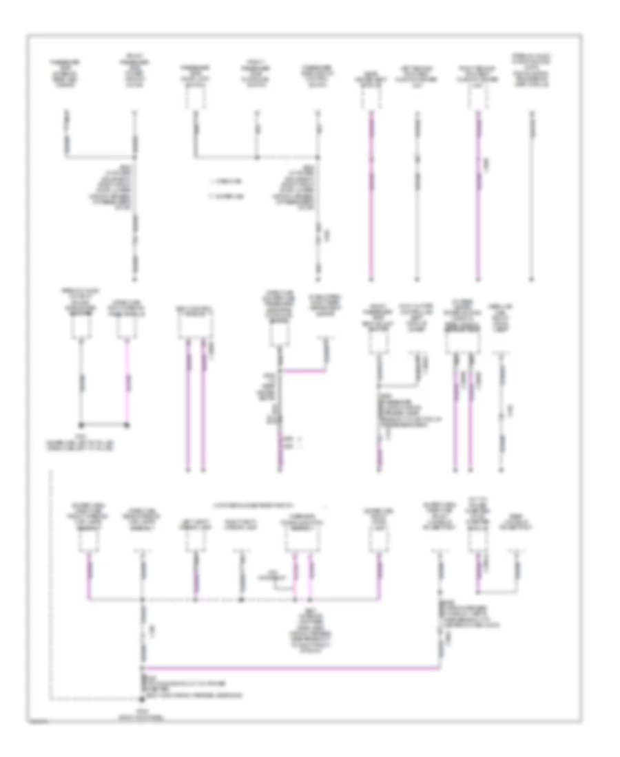 Ground Distribution Wiring Diagram 5 of 5 for Ford F 250 Super Duty King Ranch 2013