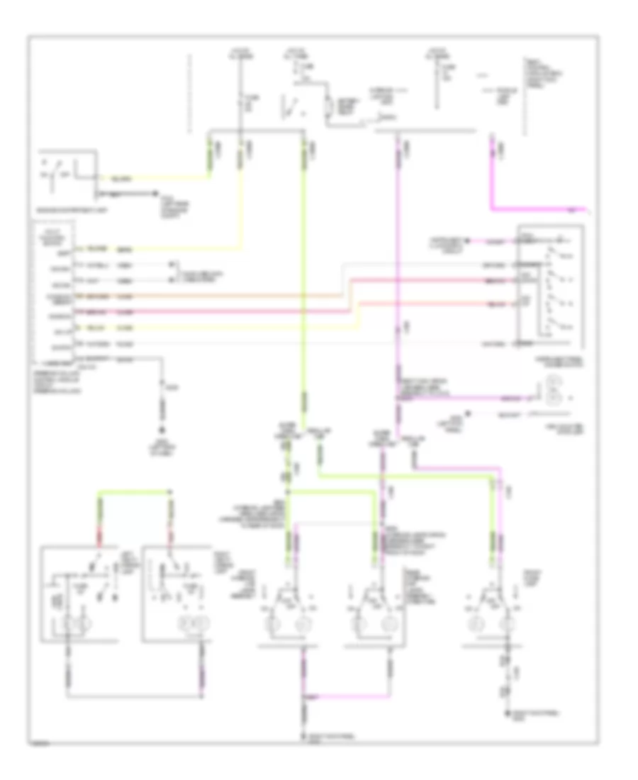 Courtesy Lamps Wiring Diagram 1 of 2 for Ford F 250 Super Duty King Ranch 2013