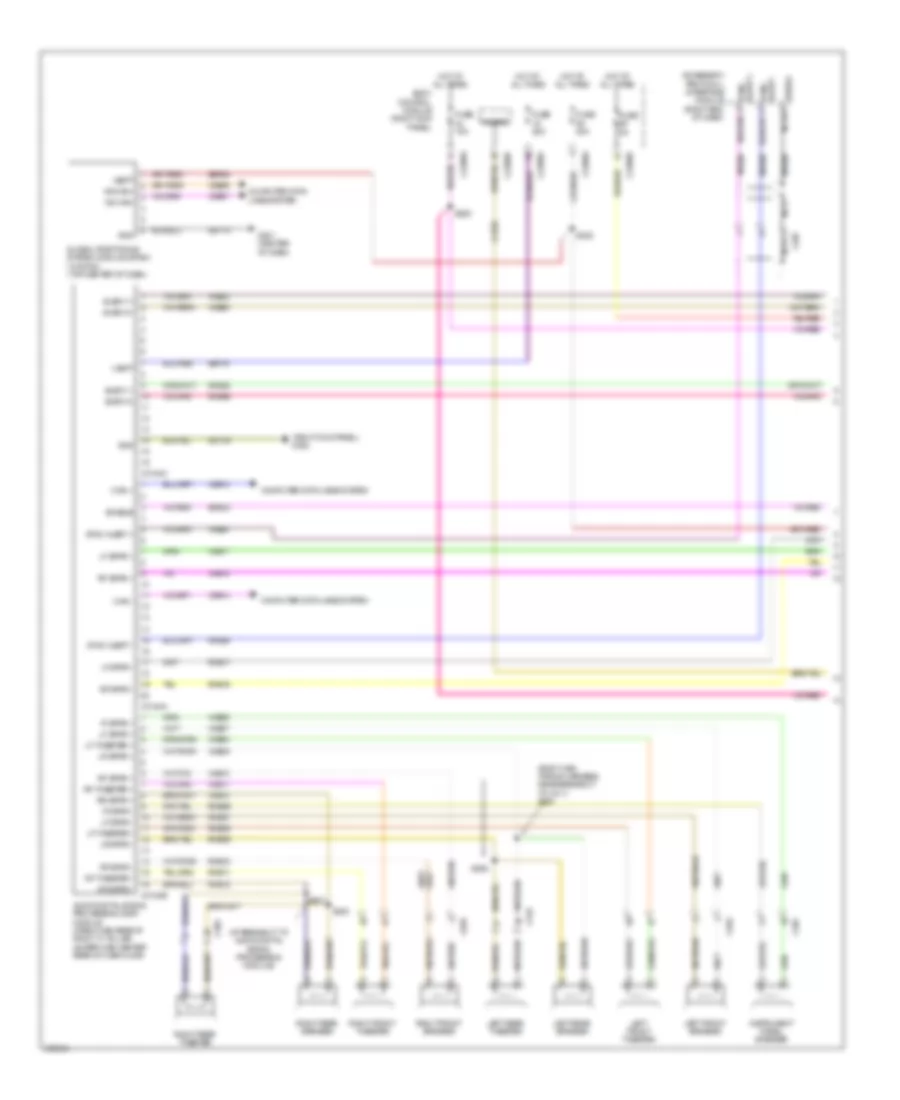 Navigation Wiring Diagram, with Sony (1 of 3) for Ford F-250 Super Duty King Ranch 2013