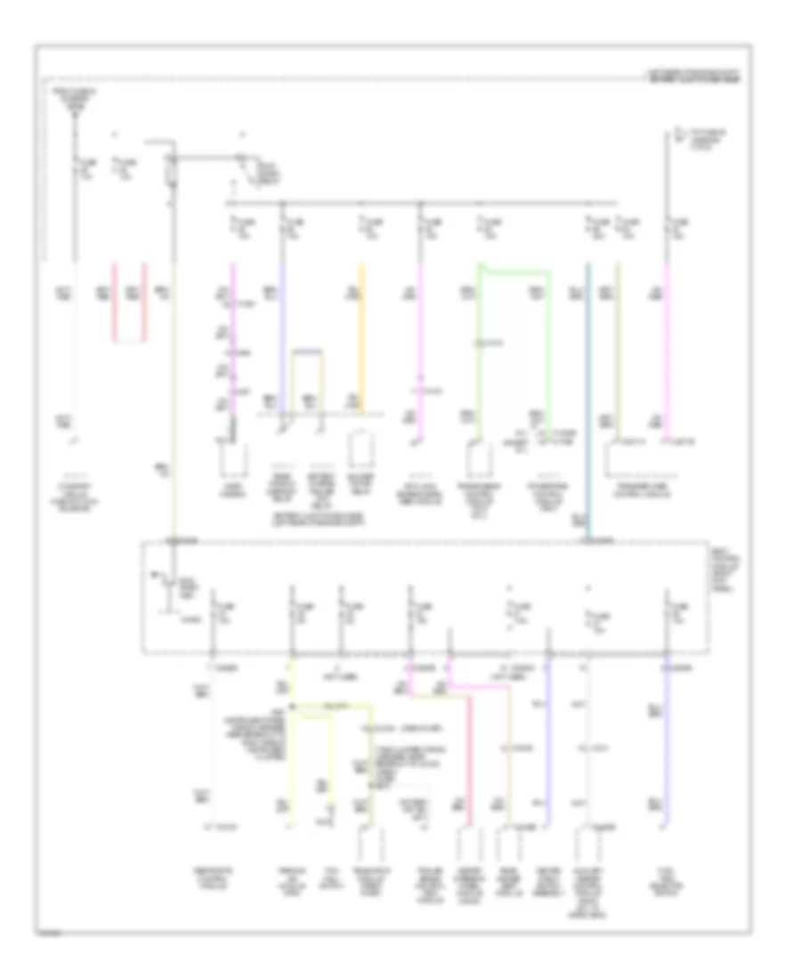 Power Distribution Wiring Diagram (2 of 9) for Ford F-250 Super Duty King Ranch 2013