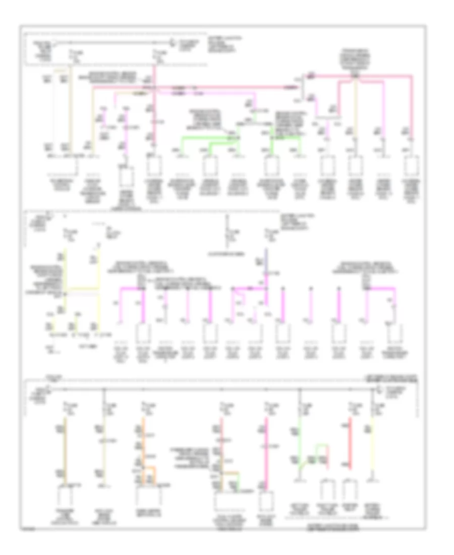 Power Distribution Wiring Diagram (4 of 9) for Ford F-250 Super Duty King Ranch 2013