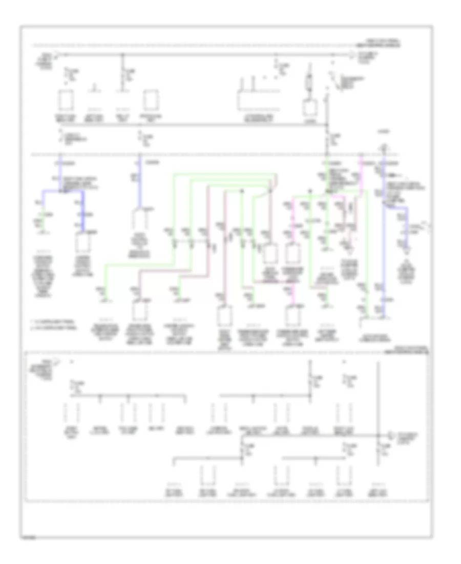 Power Distribution Wiring Diagram (7 of 9) for Ford F-250 Super Duty King Ranch 2013