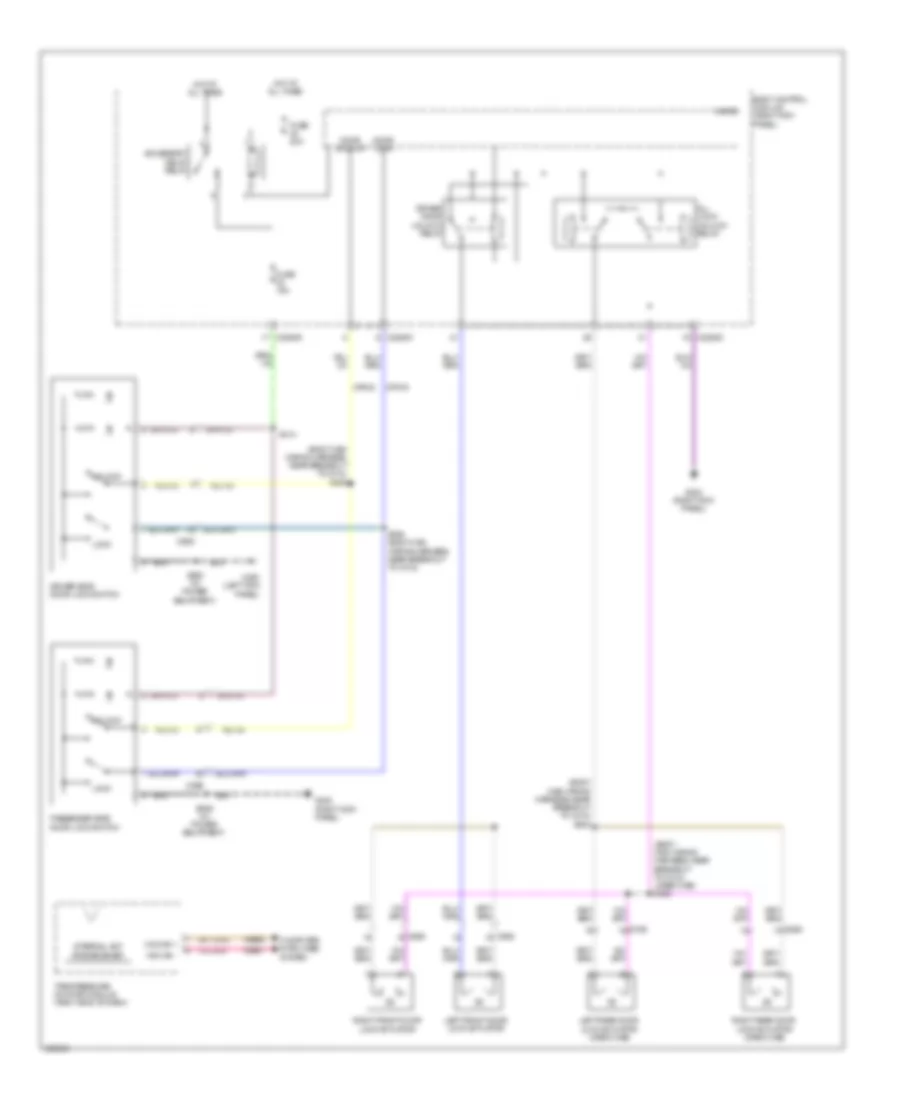 Power Door Locks Wiring Diagram 1 of 2 for Ford F 250 Super Duty King Ranch 2013