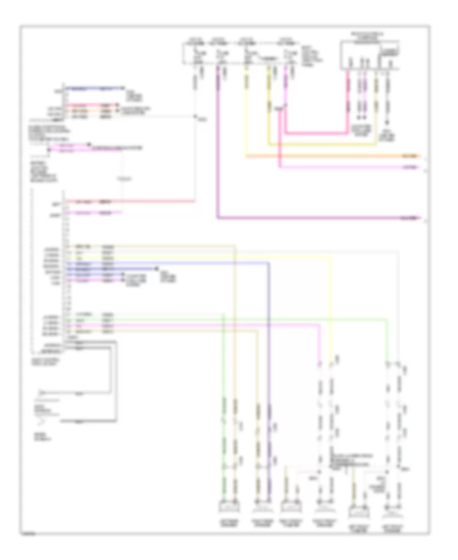 Premium Radio Wiring Diagram, without Sony (1 of 2) for Ford F-250 Super Duty King Ranch 2013