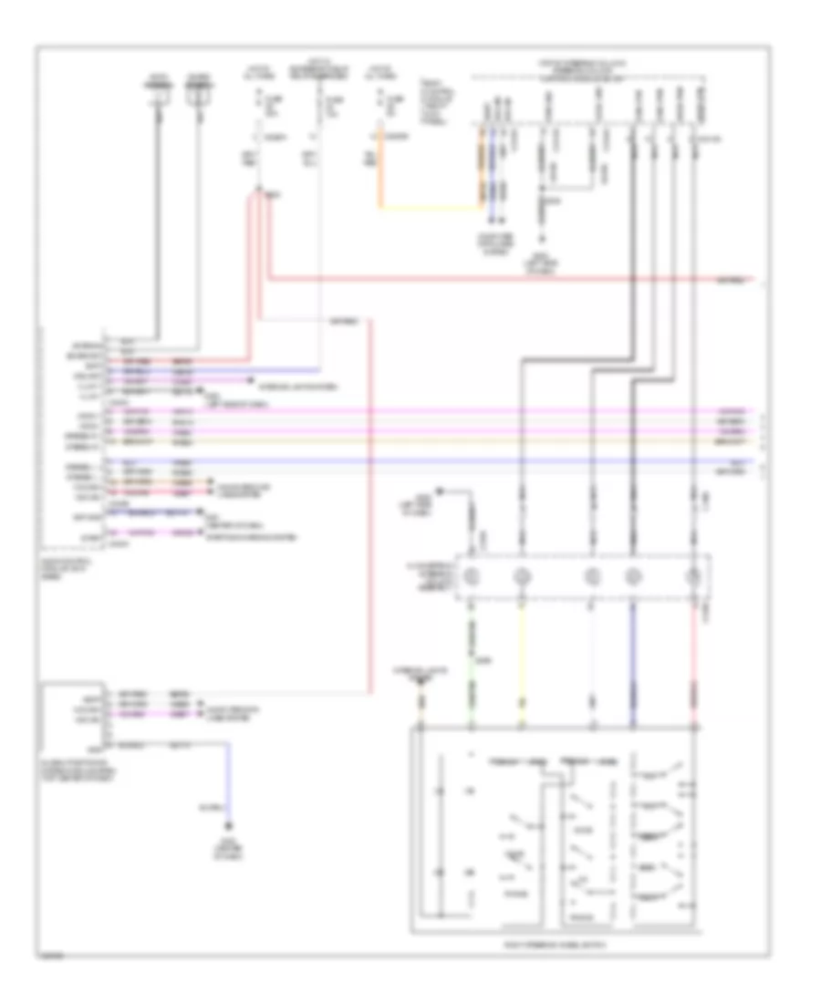 SYNC Radio Wiring Diagram (1 of 3) for Ford F-250 Super Duty King Ranch 2013