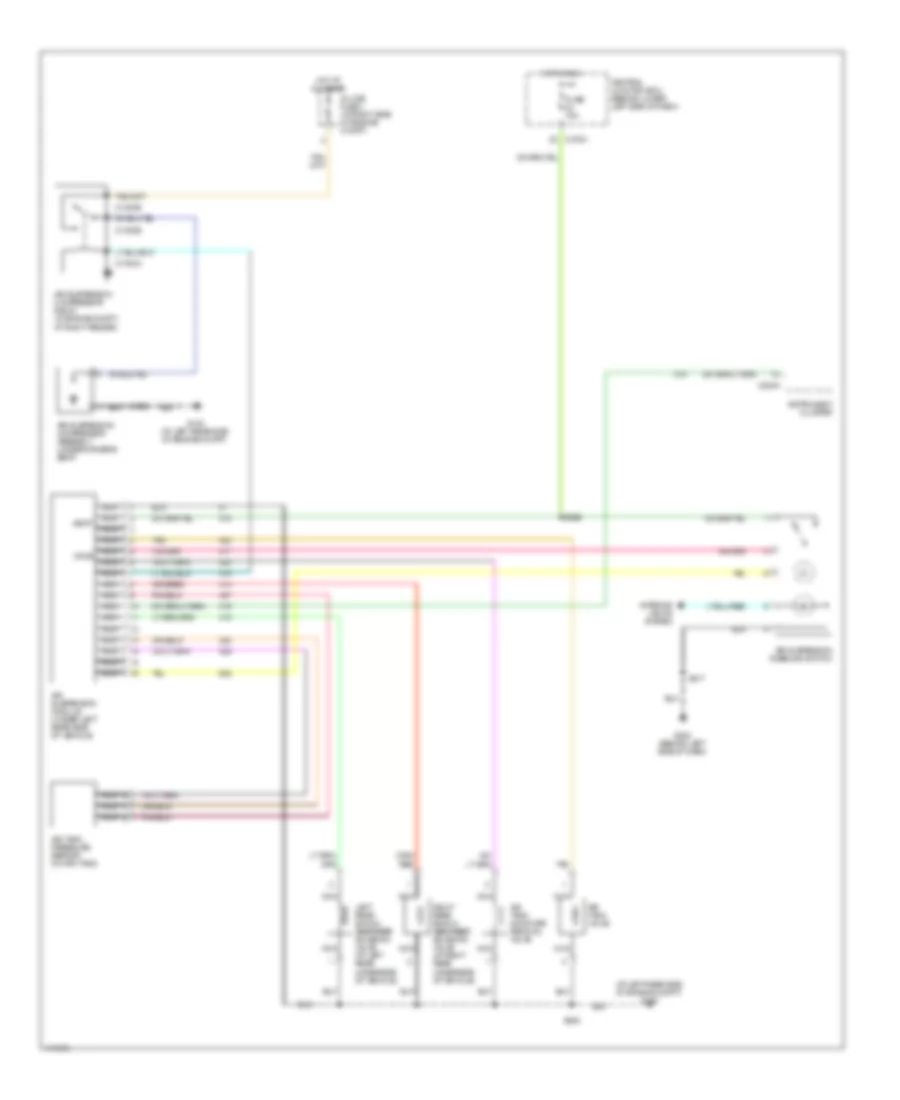 Electronic Suspension Wiring Diagram for Ford F550 Super Duty 2003